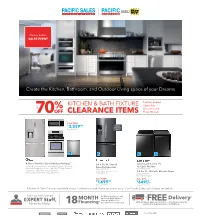 CLEARANCE ITEMS Floor Models