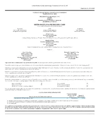 METROPOLITAN BANK HOLDING CORP. (Exact Name of Registrant As Specified in Its Charter)
