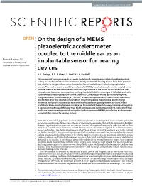 On the Design of a MEMS Piezoelectric Accelerometer