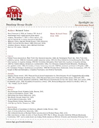 Reading Group Guide Spotlight