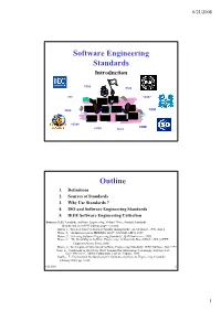 Software Engineering Standards Introduction