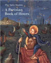 The Spitz Master: a Parisian Book of Hours
