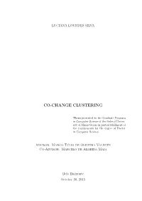 Co-Change Clustering