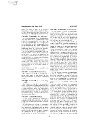Command of a Naval Base