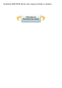 {PDF EPUB} the Day After Tomorrow by Robert A. Heinlein Sixth Column (The Day After Tomorrow) by Robert A