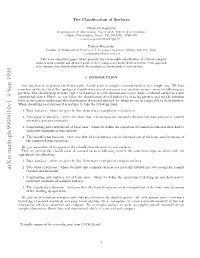 The Classification of Surfaces