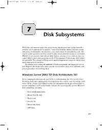 Disk Subsystems