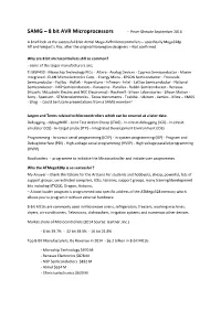 SAMG – 8 Bit AVR Microprocessors - Peter Gheude September 2016