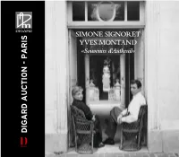 SIMONE SIGNORET YVES MONTAND” Contact@Digard.Com Lundi 26 JUIN 2017 - 14H