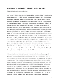 Christopher Priest and the Persistence of the New Wave