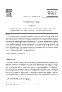 Circular Reasoning