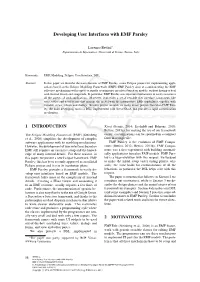 Developing User Interfaces with EMF Parsley