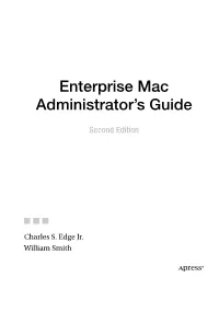Enterprise Mac Administrator's Guide