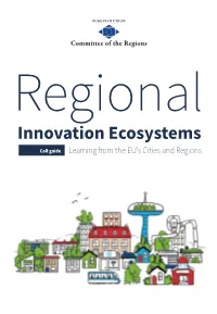 Innovation Ecosystems Ecosystems Innovation Regional