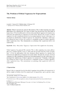The Problem of Ethical Vagueness for Expressivism