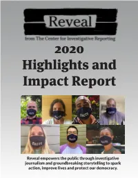 2020 Highlights and Impact Report