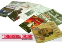 Chronic Rate Card