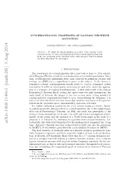 Math.DS] 5 Aug 2014 Etns E PK O Opeesv Uvyo H Ujc.I Subject