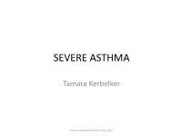 Severe Asthma