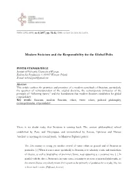 A Synthetic Approach to the Ground of Global Justice