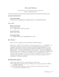 Matthew P. Ritger