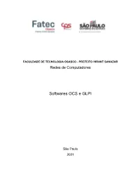 Softwares OCS E GLPI