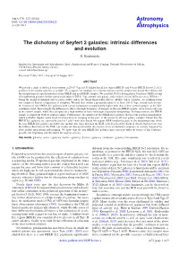The Dichotomy of Seyfert 2 Galaxies: Intrinsic Differences and Evolution