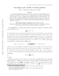 Arxiv:1902.07160V1 [Math.HO] 19 Feb 2019 A0(R) = = P(R)(1) Dr for Circles