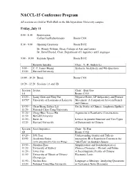 Conference Program