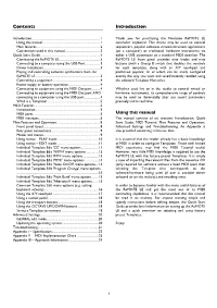 Contents Introduction
