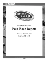 Post-Race Report