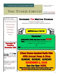THE TUNED CIRCUIT Club Website