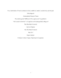 1 Free-Classification of American Dialects