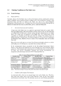 2.3 Existing Conditions in the Study Area