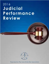 2016 Judicial Performance Review