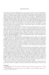 INTRODUCTION Iberian Books Is an Ongoing Bibliographical Research