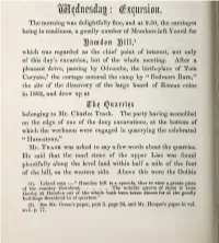 Lamctott Liu/ Which Was Regarded As the Chief Point of Interest, Not Only of This Day’S Excursion, but of the Whole Meeting