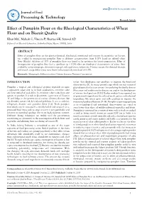 Formulation and Sensory Acceptability of Flat Bread from Kocho With