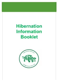 Hibernation Information Booklet
