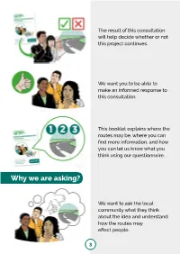 Route Options Consultations Appendices Part 2
