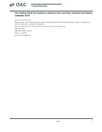 Southern California Wine and Wine Industry Oral History Collection 0024