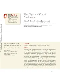The Physics of Cosmic Acceleration