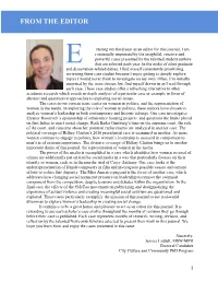 From the Editor