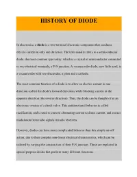 History of Diode