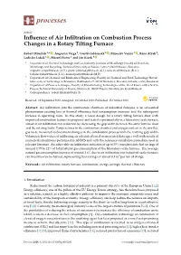 Influence of Air Infiltration on Combustion Process Changes in A