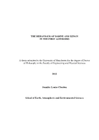 The Behaviour of Iodine and Xenon in the First Asteroids