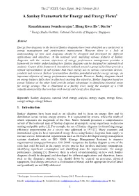A Sankey Framework for Energy and Exergy Flows1