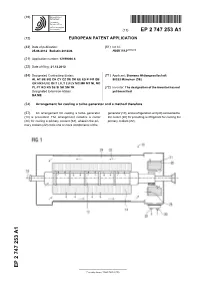Arrangement for Cooling a Turbo Generator and a Method Therefore