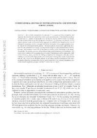 Combinatorial Bounds on Nonnegative Rank and Extended