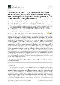 Janthinobacterium CG23 2: Comparative Genome Analysis